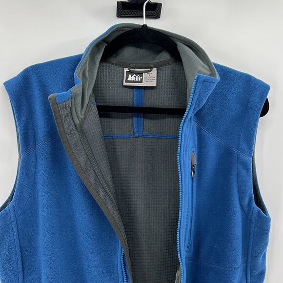 REI Men's Fleece Vest - Blue - Small - Picture 5 of 6